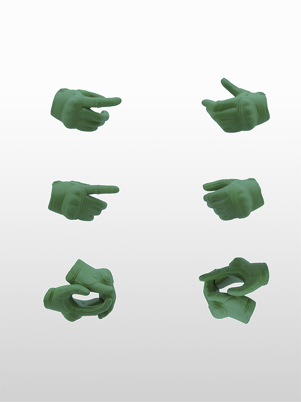 LAOP07: figma Tactical Gloves 2 - Revolver Set (Green)