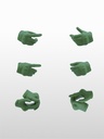 LAOP07: figma Tactical Gloves 2 - Revolver Set (Green)