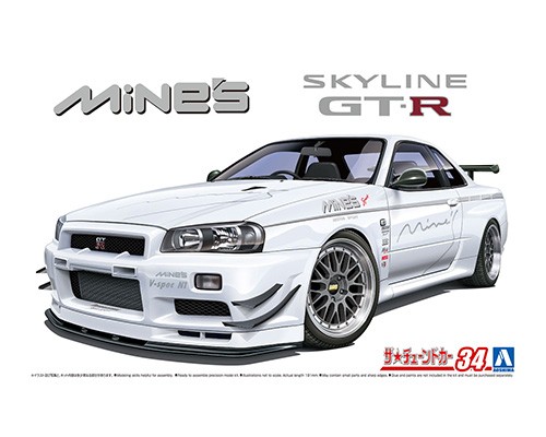 1/24 Mine's BNR34 SKYLINE GT-R '02 (NISSAN)