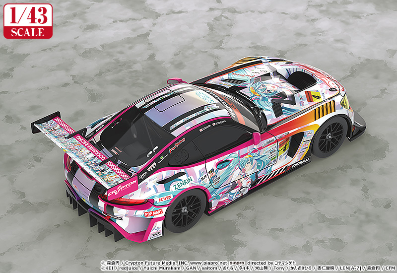 1/43rd Scale Good Smile Hatsune Miku AMG 2021 SUPER GT 100th Race Commemorative Ver.