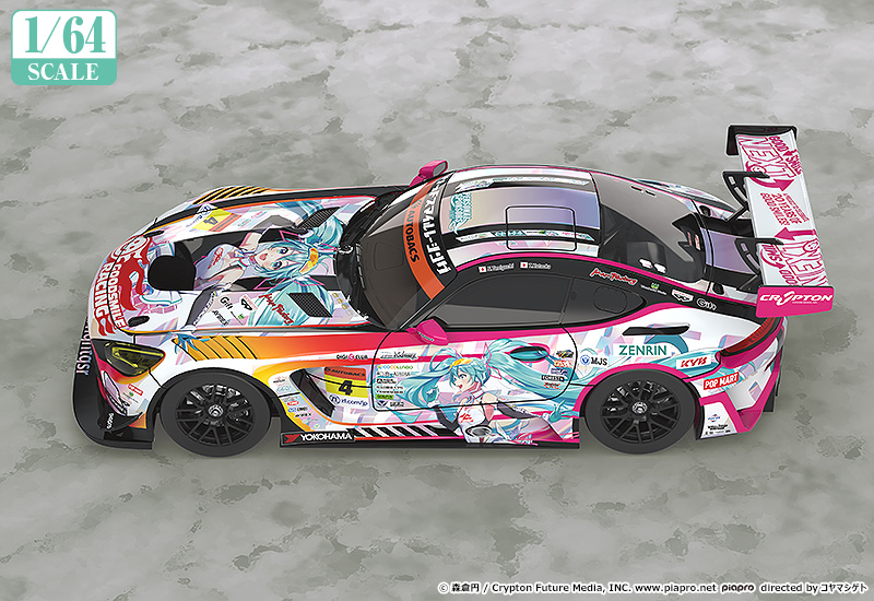 1/64 Scale Good Smile Hatsune Miku AMG 2021 SUPER GT Ver.