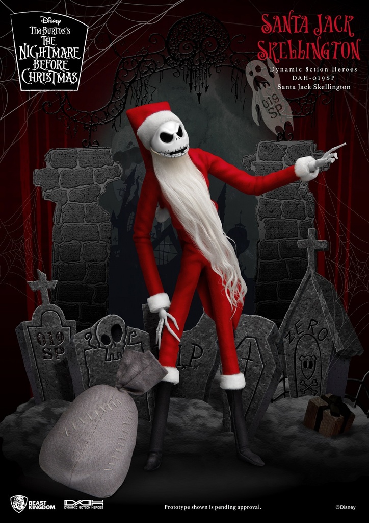 DAH-019SP THE NIGHTMARE BEFORE CHRISTMAS SANTA JACK SKELLINGTON