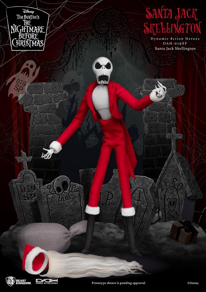 DAH-019SP THE NIGHTMARE BEFORE CHRISTMAS SANTA JACK SKELLINGTON