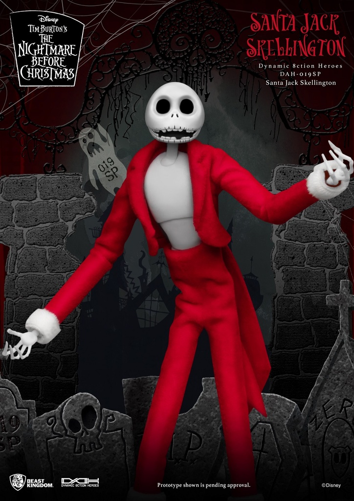 DAH-019SP THE NIGHTMARE BEFORE CHRISTMAS SANTA JACK SKELLINGTON