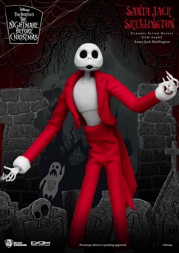 DAH-019SP THE NIGHTMARE BEFORE CHRISTMAS SANTA JACK SKELLINGTON