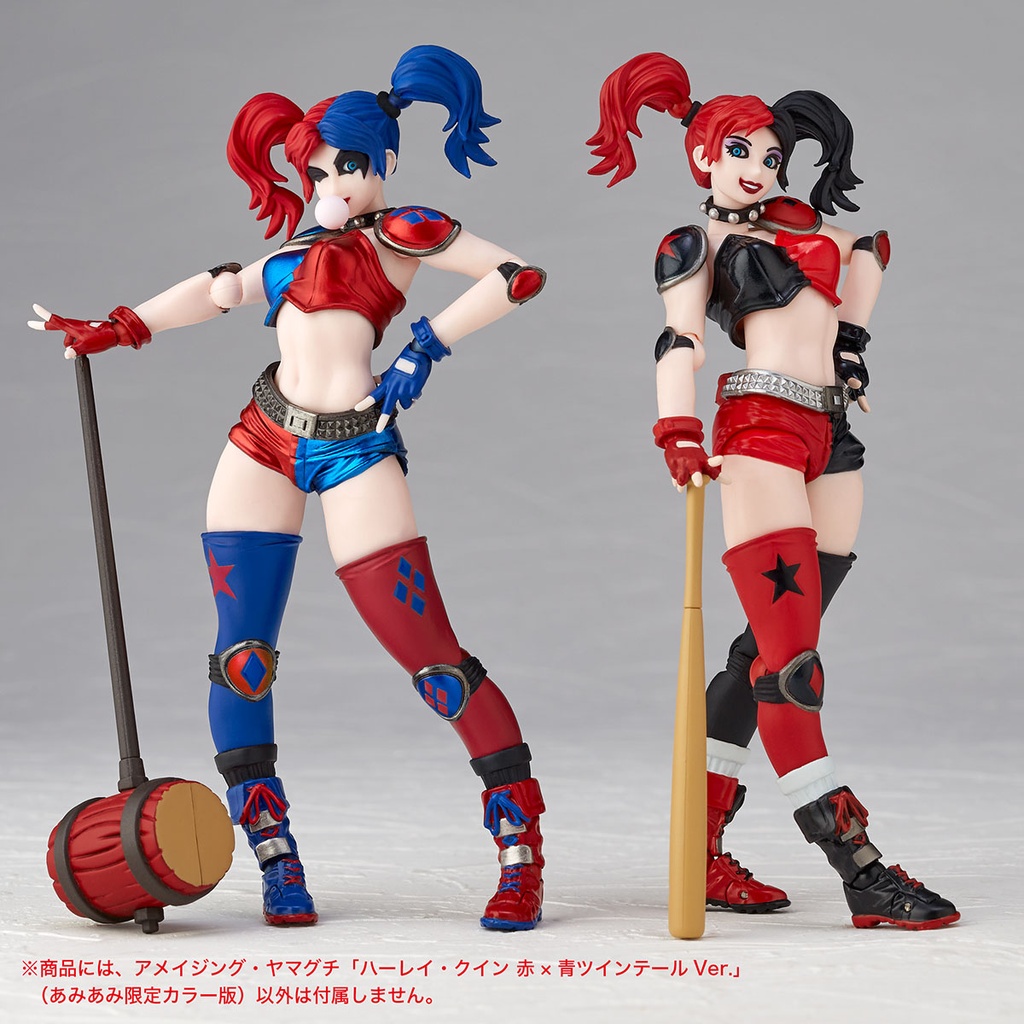 Amazing Yamaguchi No.015EX-2 Harley Quinn Red x Blue Twin-tail ver. (AmiAmi Exclusive Color Edition)