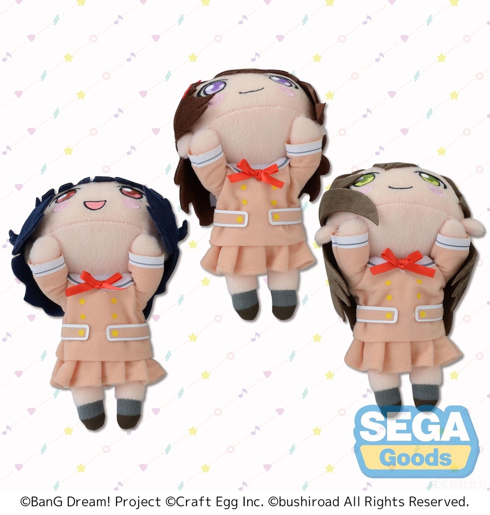 BanG Dream! Girls Band Party! Lay-Down Plush "Poppin'Party" School-Days Vol.1 Rimi Ushigome
