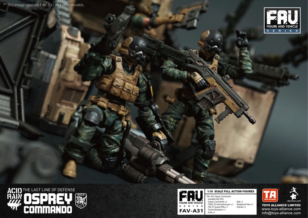 ACID RAIN 1/18 SCALE FAV-A31 Osprey Commando