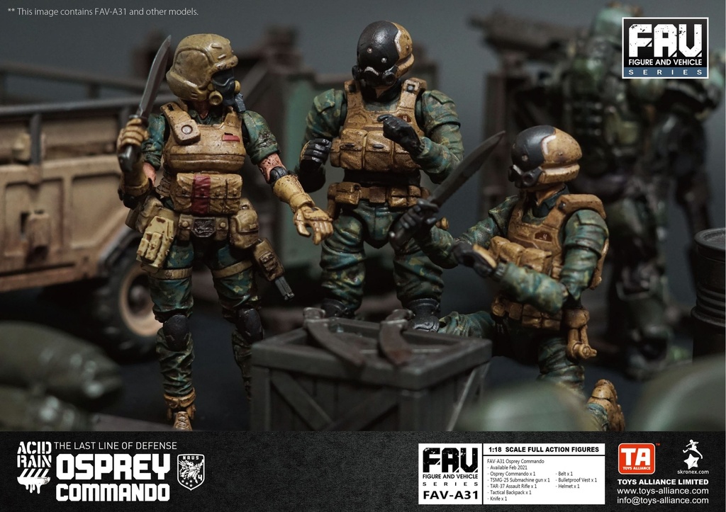 ACID RAIN 1/18 SCALE FAV-A31 Osprey Commando