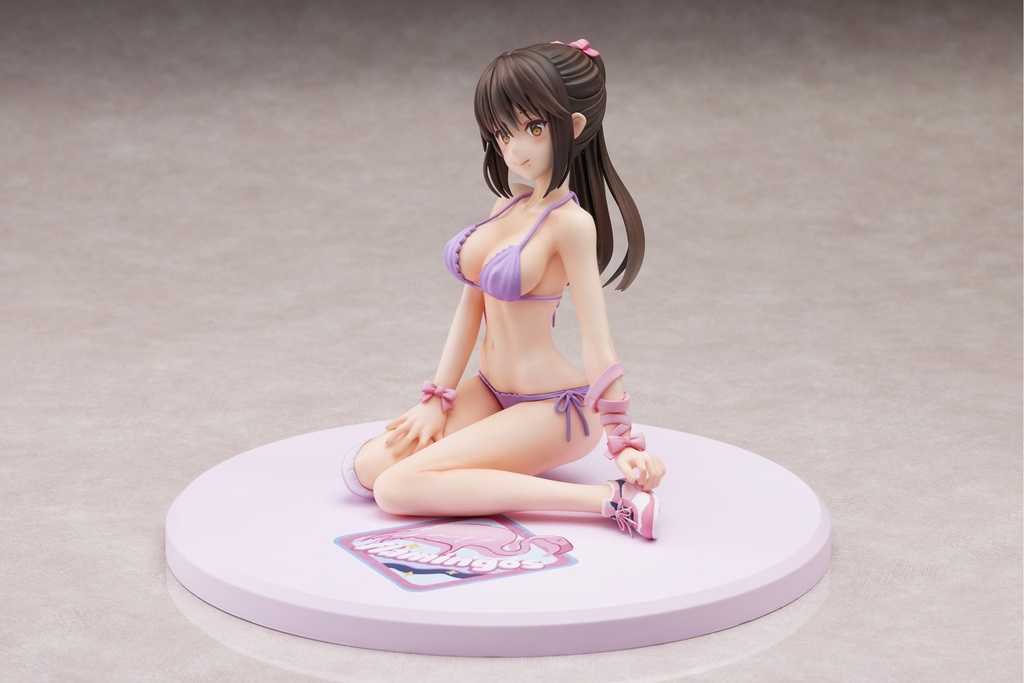 Anmi "Avian Romance Pink Label" Flamingos Ponytail Girl