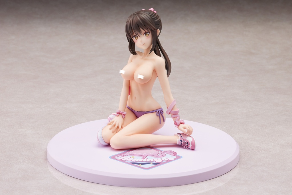 Anmi "Avian Romance Pink Label" Flamingos Ponytail Girl