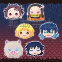 Charamaru "Demon Slayer: Kimetsu no Yaiba" Mascot Badge C: Zenitsu Agatsuma