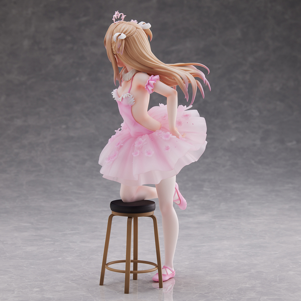 Anmi Illustration "Flamingo Ballet Group" Junior Girl Complete Figure