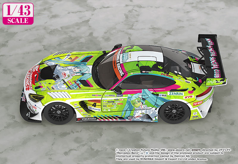 1/43 Good Smile Hatsune Miku AMG 2022 Season Opening Ver.
