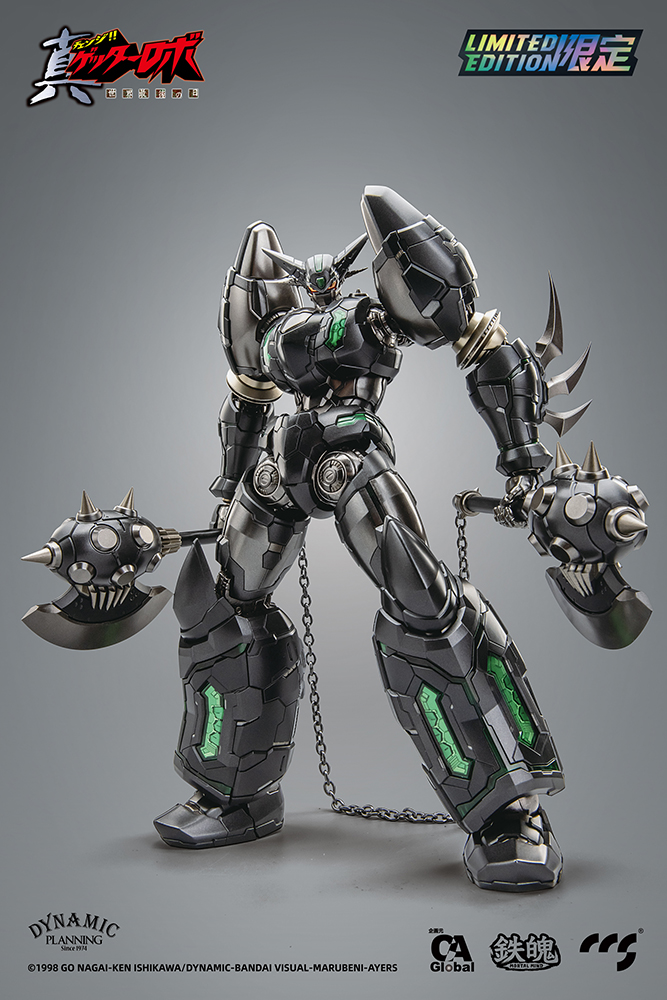 C&A Global Ltd. X CCSTOYS MORTAL MIND SERIES "GETTER ROBO ARMAGEDDON" SHIN GETTER-1 BLACK ALLOY ACTION FIGURE