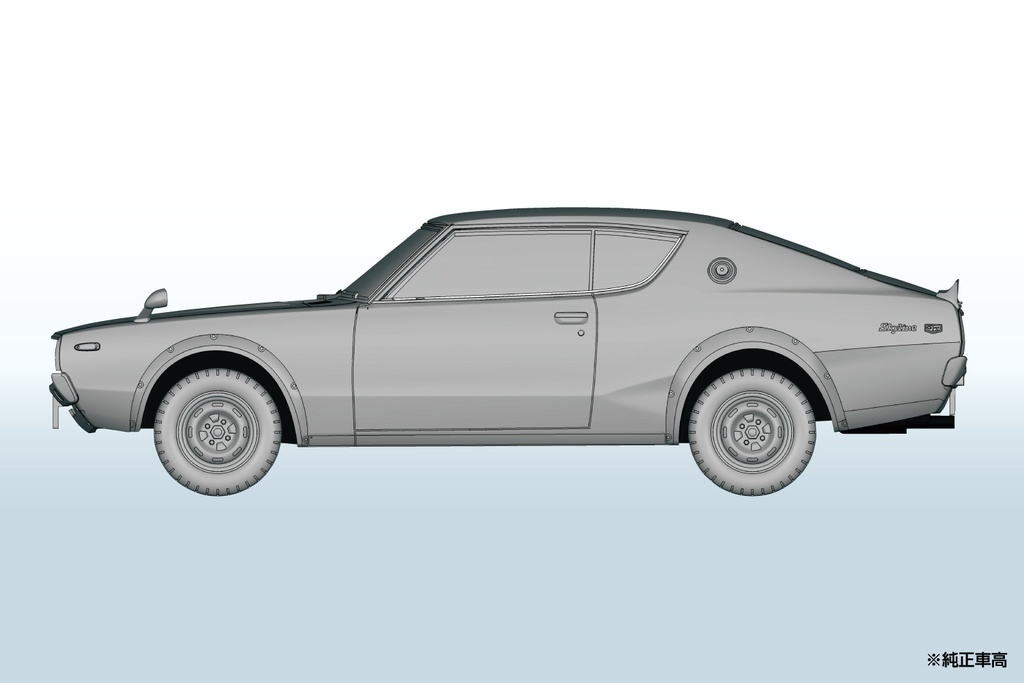 1/32 NISSAN C110 SKYLINE GT-R (SILVER)