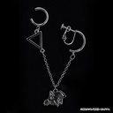 Chainsaw Man Pochita Swaying Clip-On Earrings