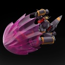 AIM FOR THE TOP! GUNBUSTER 1/1000 GUNBUSTER Super Inazuma Kick ver.