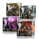 CAPCOM FIGURE BUILDER CUBE MONSTER HUNTER 4pces Box (Rathalos/Zinogre/ Malzeno/Amatsu)