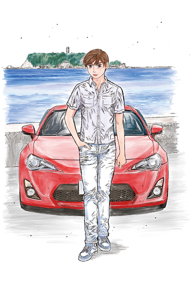 KATAGIRI KANATA ZN6 TOYOTA86 COMICS VOL.1 ODAWARA Pikes Peak Ver.