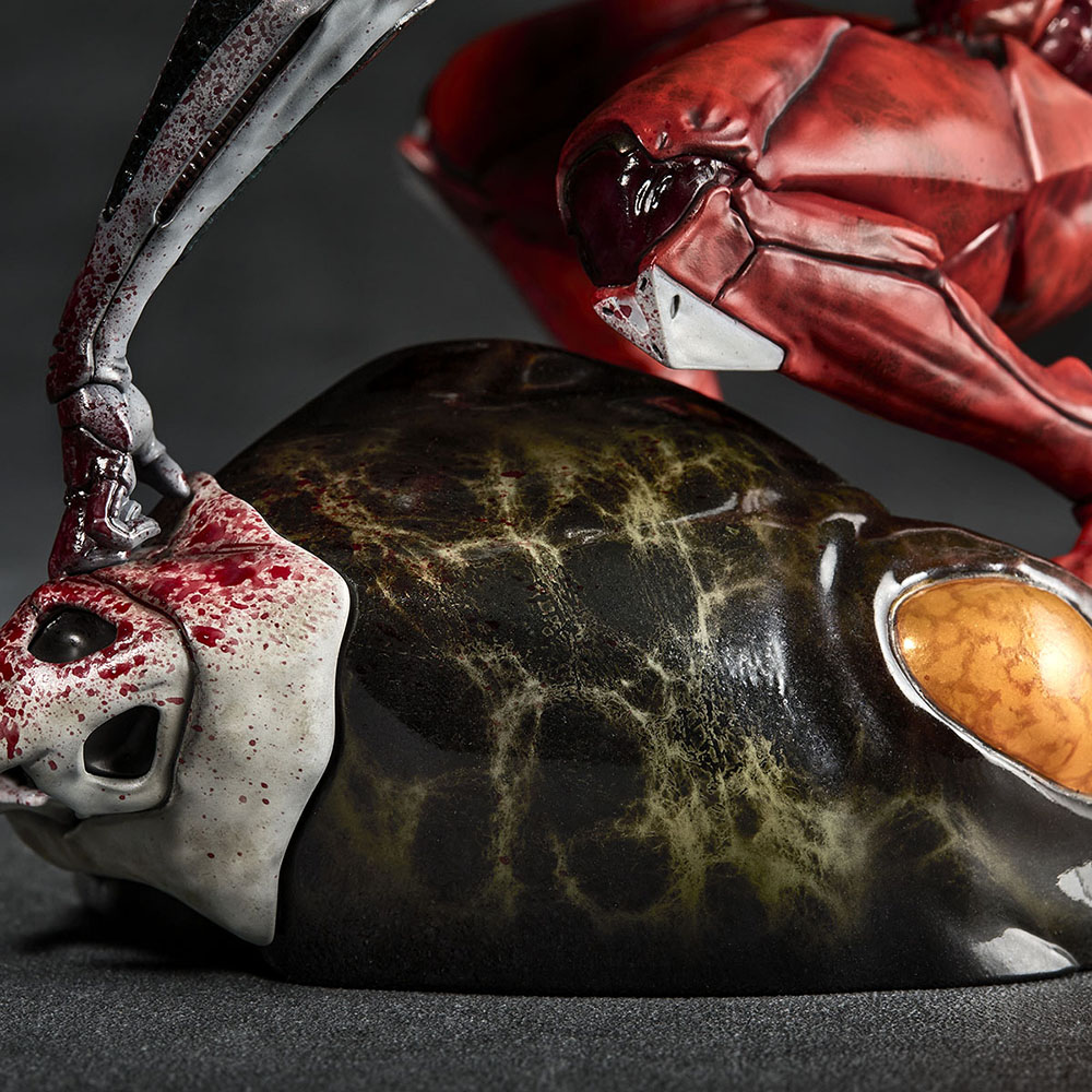 ARTPLA SCULPTURE WORKS "Evangelion: 2.0 You Can (Not) Advance." Evangelion Unit-02 2nd Mode The Beast Battle of GeoFront Beige Color Ver.