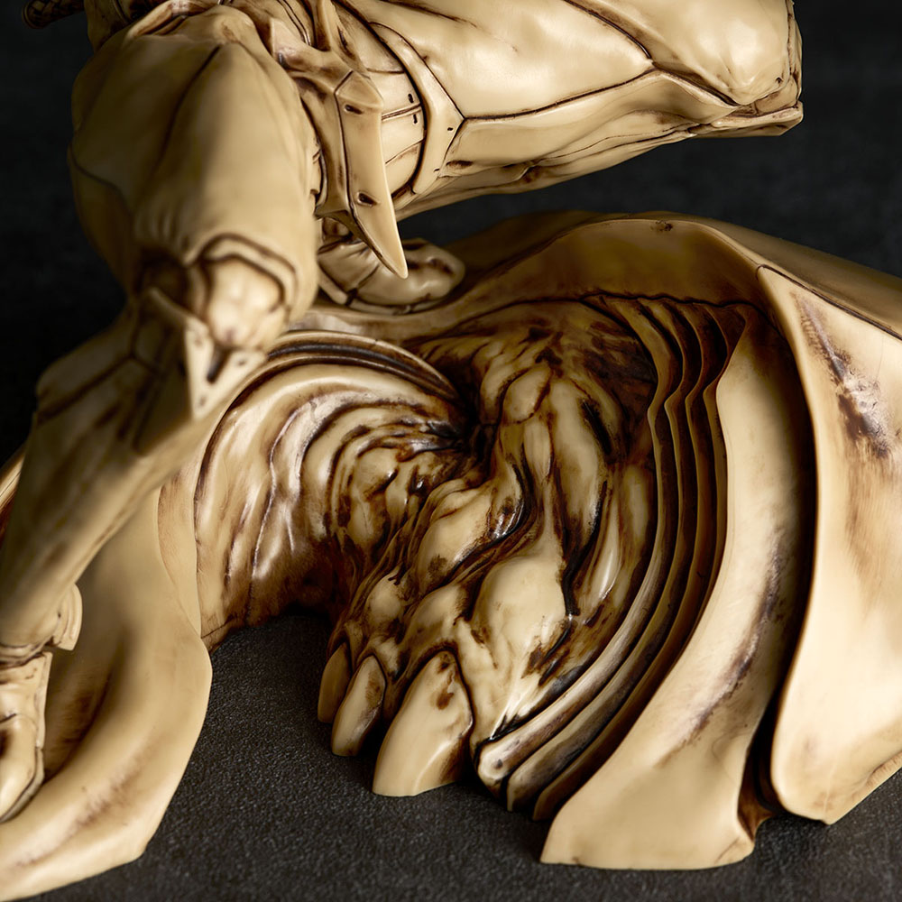 ARTPLA SCULPTURE WORKS "Evangelion: 2.0 You Can (Not) Advance." Evangelion Unit-02 2nd Mode The Beast Battle of GeoFront Beige Color Ver.