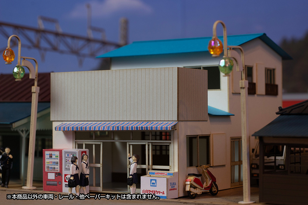 1/80 Scale Paper kit Town Corner Accessory Series Store 「General Store」