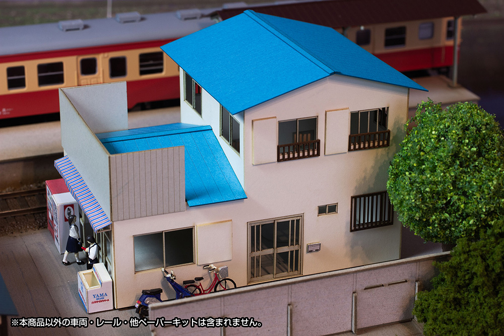 1/80 Scale Paper kit Town Corner Accessory Series Store 「General Store」