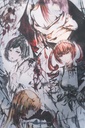 STEINS;GATE Laboratory Member Ink Painting Style White Background Color T-shirt (XL Size)