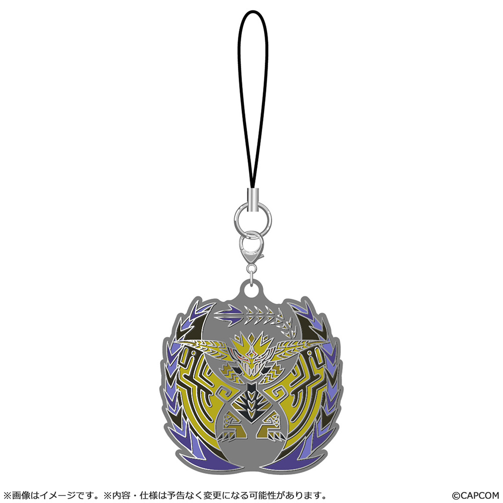 Monster Hunter Wilds Monster icon Metal Keychain