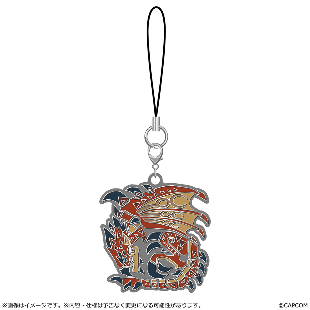 Monster Hunter Wilds Monster icon Metal Keychain