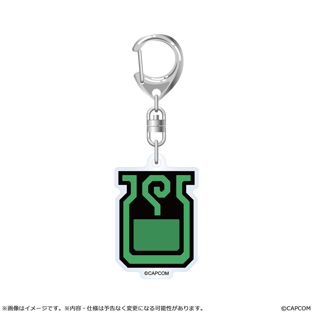 Monster Hunter Wilds Item icon Acrylic Keychain