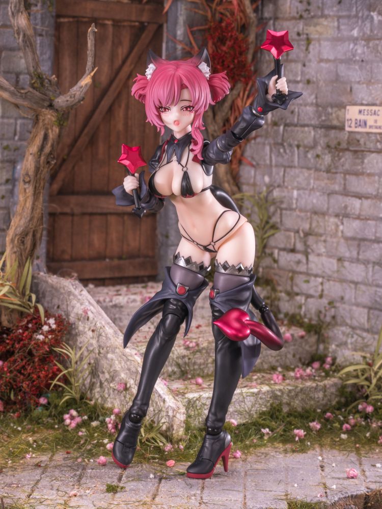 CIYUANJUXIANG(EXSSRION) THE APPRENTICE WITCH HOSHIKAWA NECO 1/12 SCALE ACTION FIGURE (RED)