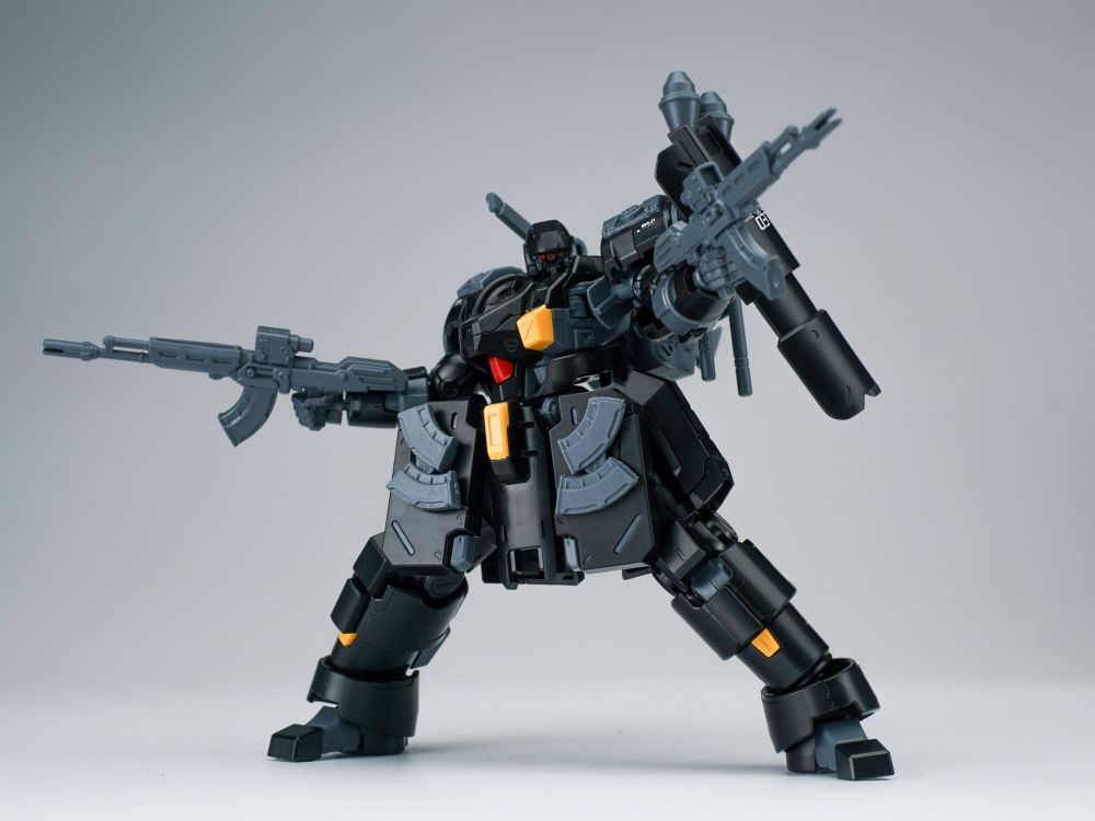 SHEIK MAINLAND ULTRA ACTION TROOPER SERIES ZAROV M1 1/144 SCALE PLASTIC MODEL KIT (METALLIC BLACK)