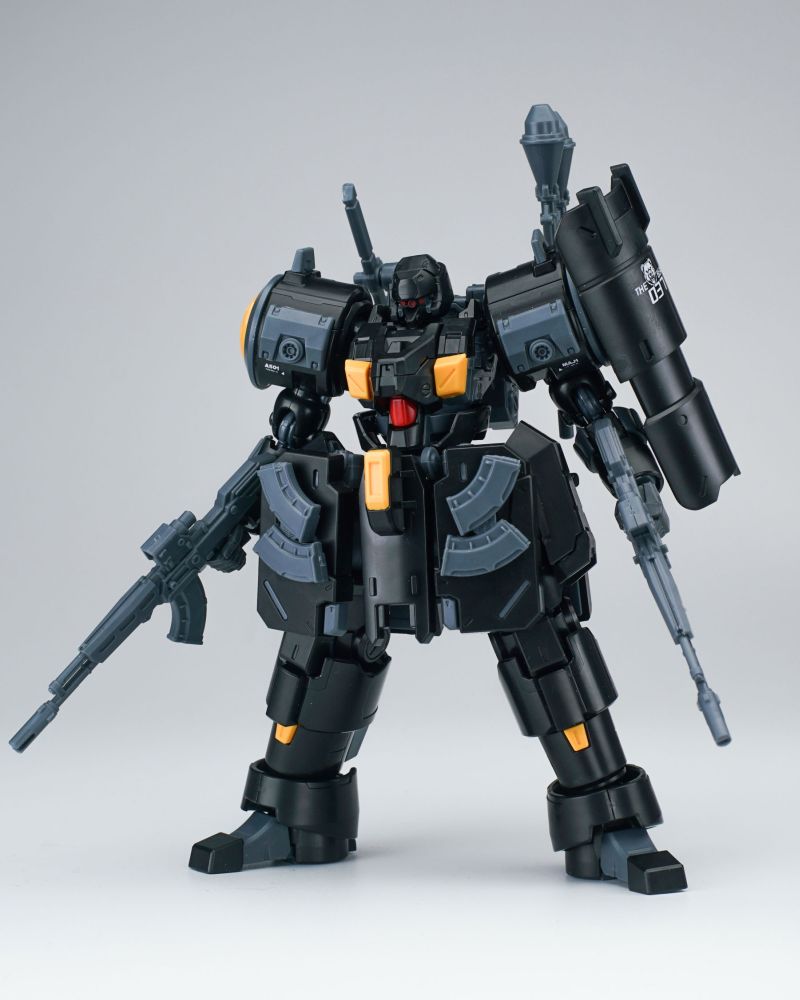 SHEIK MAINLAND ULTRA ACTION TROOPER SERIES ZAROV M1 1/144 SCALE PLASTIC MODEL KIT (METALLIC BLACK)