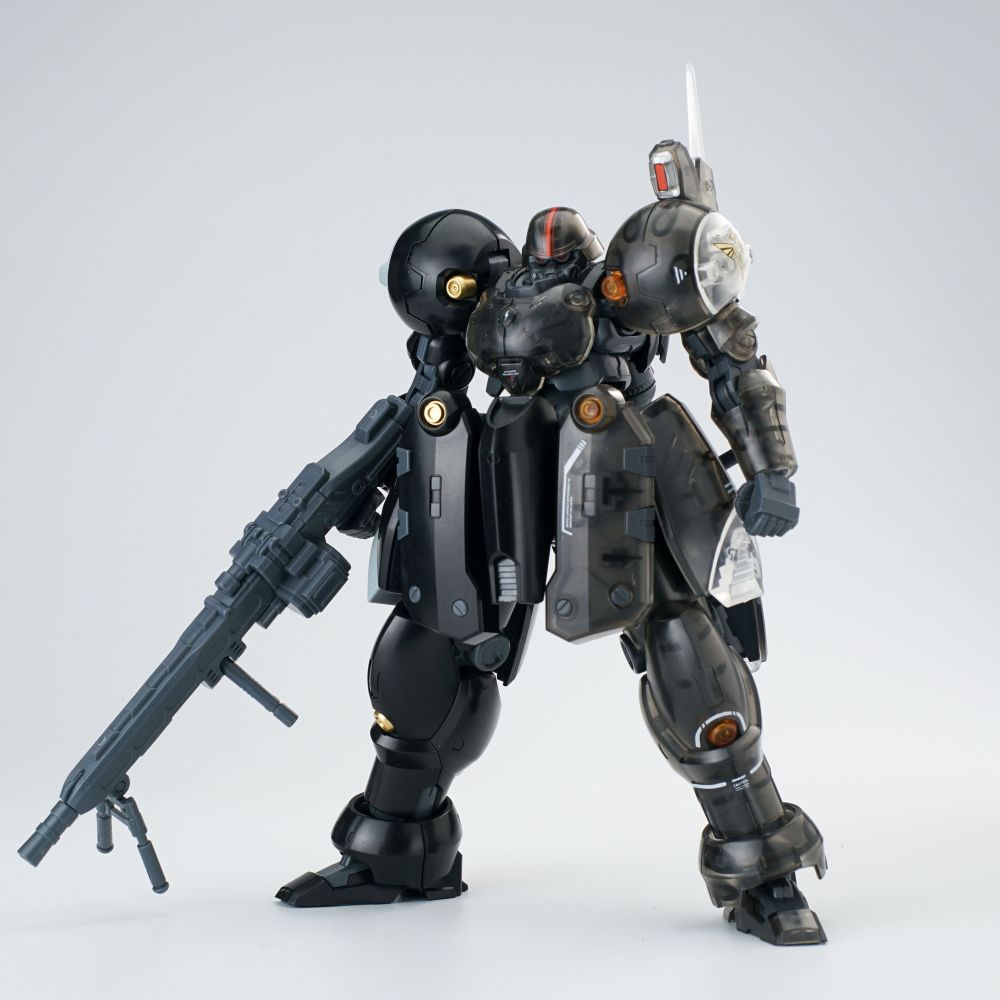 SHEIK MAINLAND ULTRA ACTION TROOPER SERIES ZA-11PS ZI-KRON 1/144 SCALE PLASTIC MODEL KIT (TRANSPARENT BLACK)