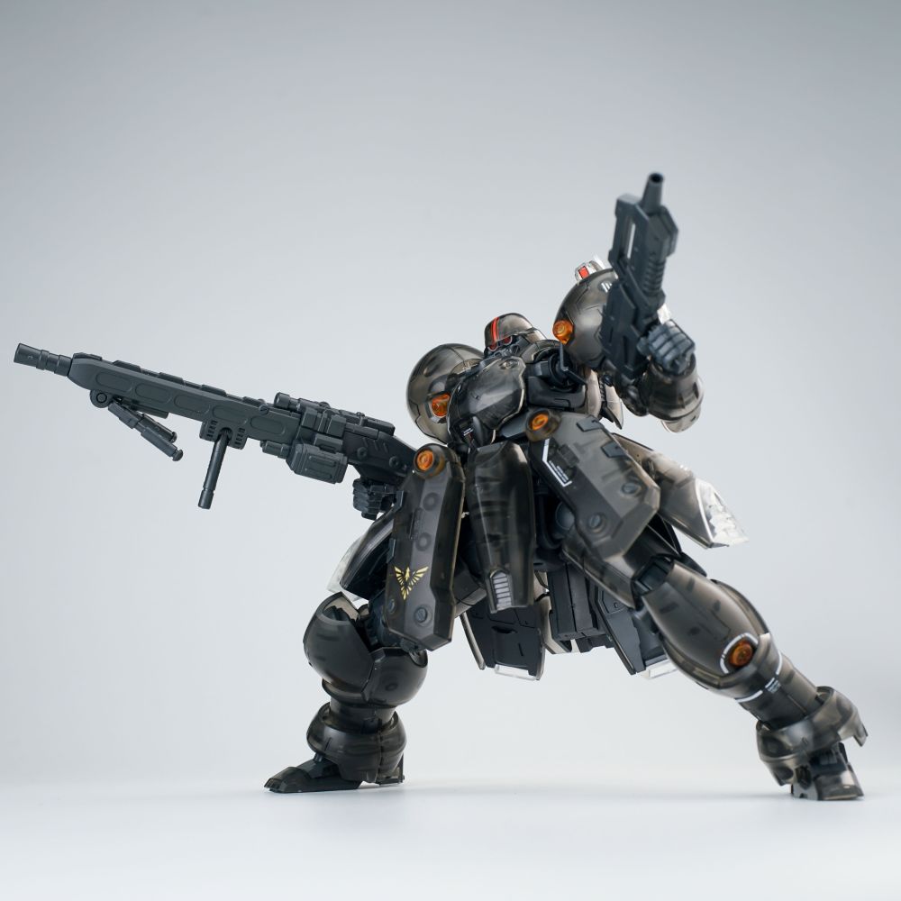 SHEIK MAINLAND ULTRA ACTION TROOPER SERIES ZA-11PS ZI-KRON 1/144 SCALE PLASTIC MODEL KIT (TRANSPARENT BLACK)