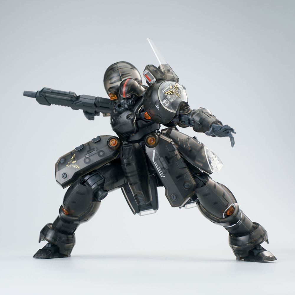 SHEIK MAINLAND ULTRA ACTION TROOPER SERIES ZA-11PS ZI-KRON 1/144 SCALE PLASTIC MODEL KIT (TRANSPARENT BLACK)