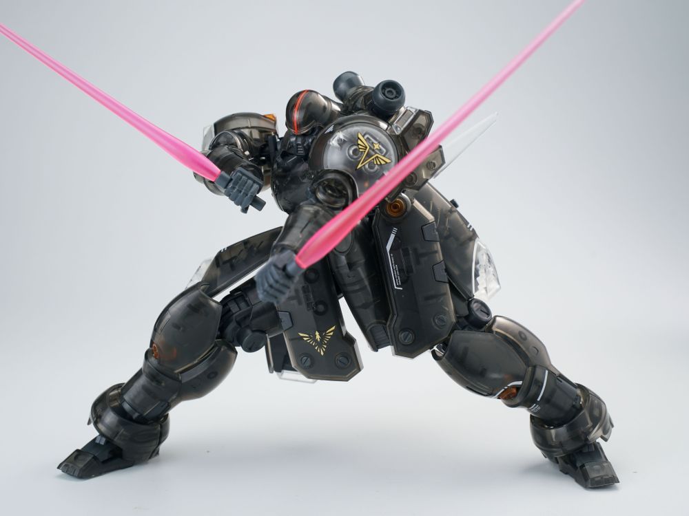 SHEIK MAINLAND ULTRA ACTION TROOPER SERIES ZA-11PS ZI-KRON 1/144 SCALE PLASTIC MODEL KIT (TRANSPARENT BLACK)