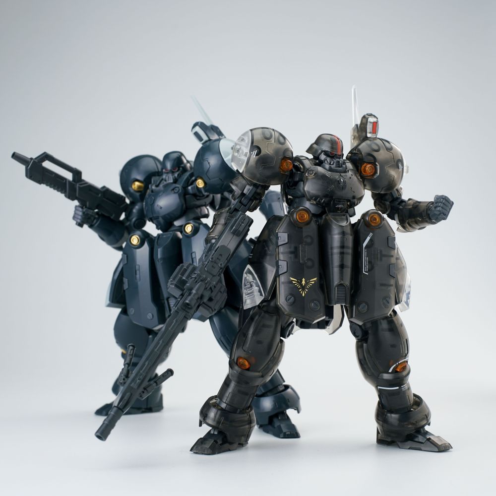 SHEIK MAINLAND ULTRA ACTION TROOPER SERIES ZA-11PS ZI-KRON 1/144 SCALE PLASTIC MODEL KIT (TRANSPARENT BLACK)