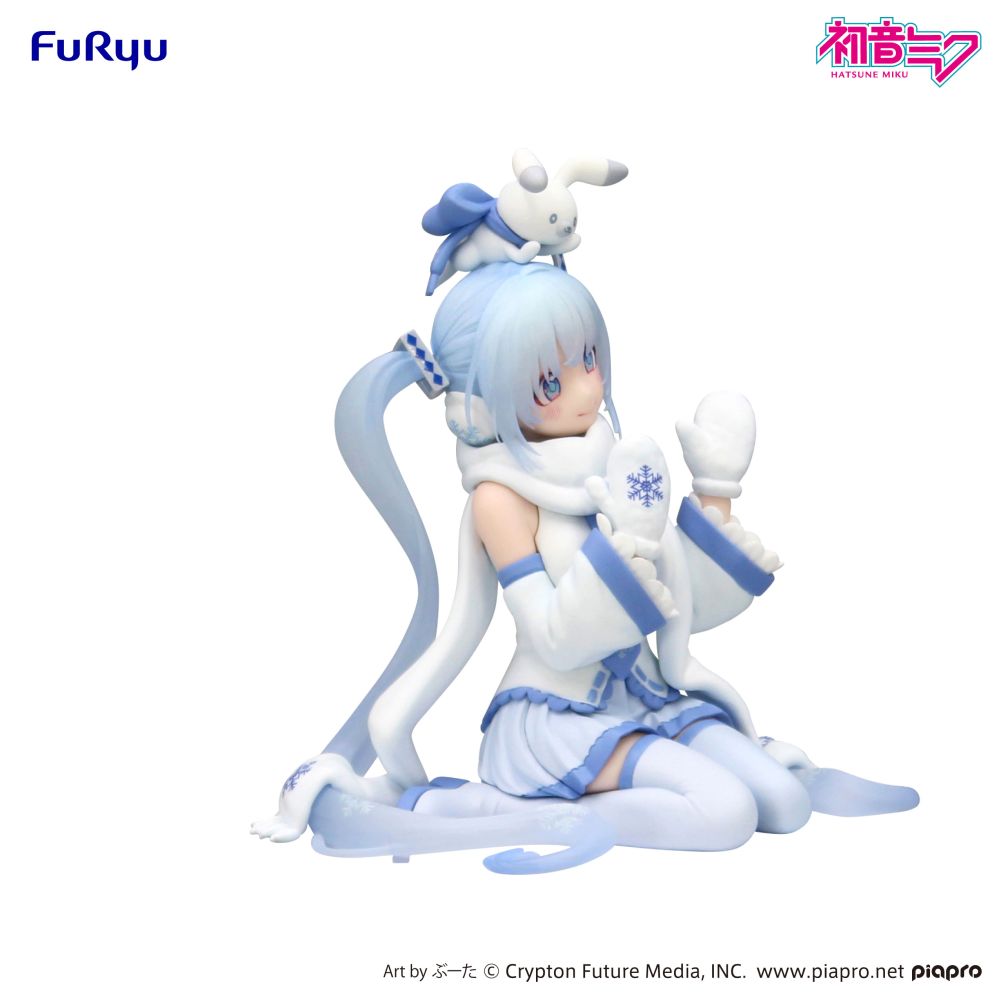 Hatsune Miku Noodle Stopper Figure -SNOW MIKU Sky Town 10th ver.-