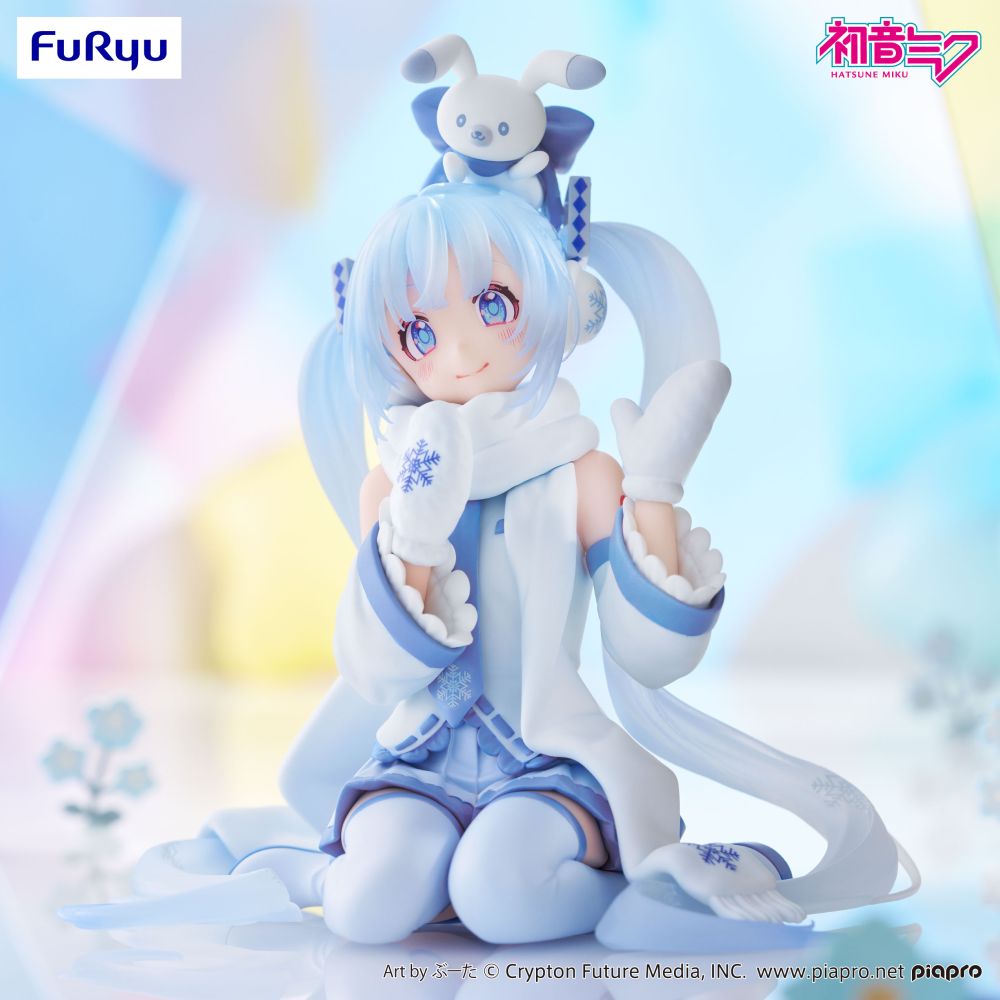 Hatsune Miku Noodle Stopper Figure -SNOW MIKU Sky Town 10th ver.-