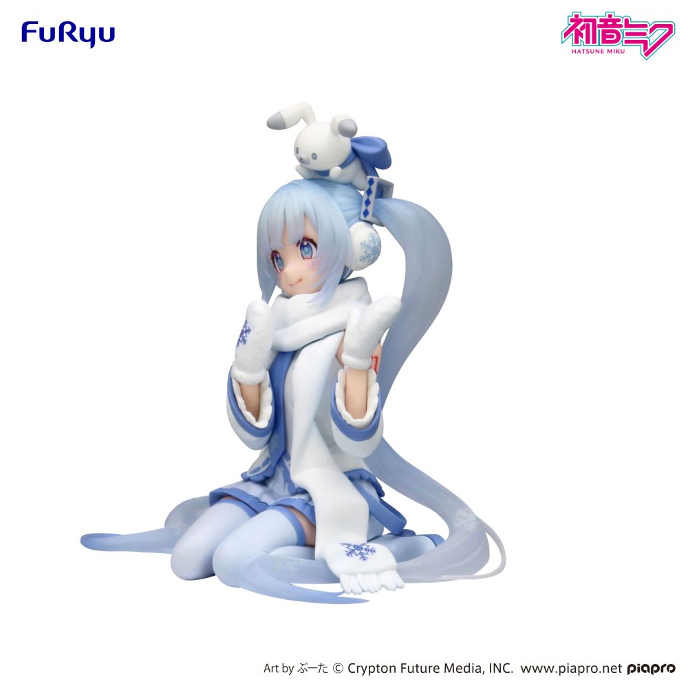 Hatsune Miku Noodle Stopper Figure -SNOW MIKU Sky Town 10th ver.-