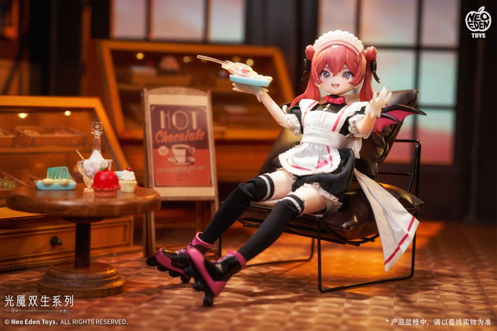 NEO EDEN TOYS THE TWINS OF LIGHT AND DARKNESS SERIES TRADING DOLL