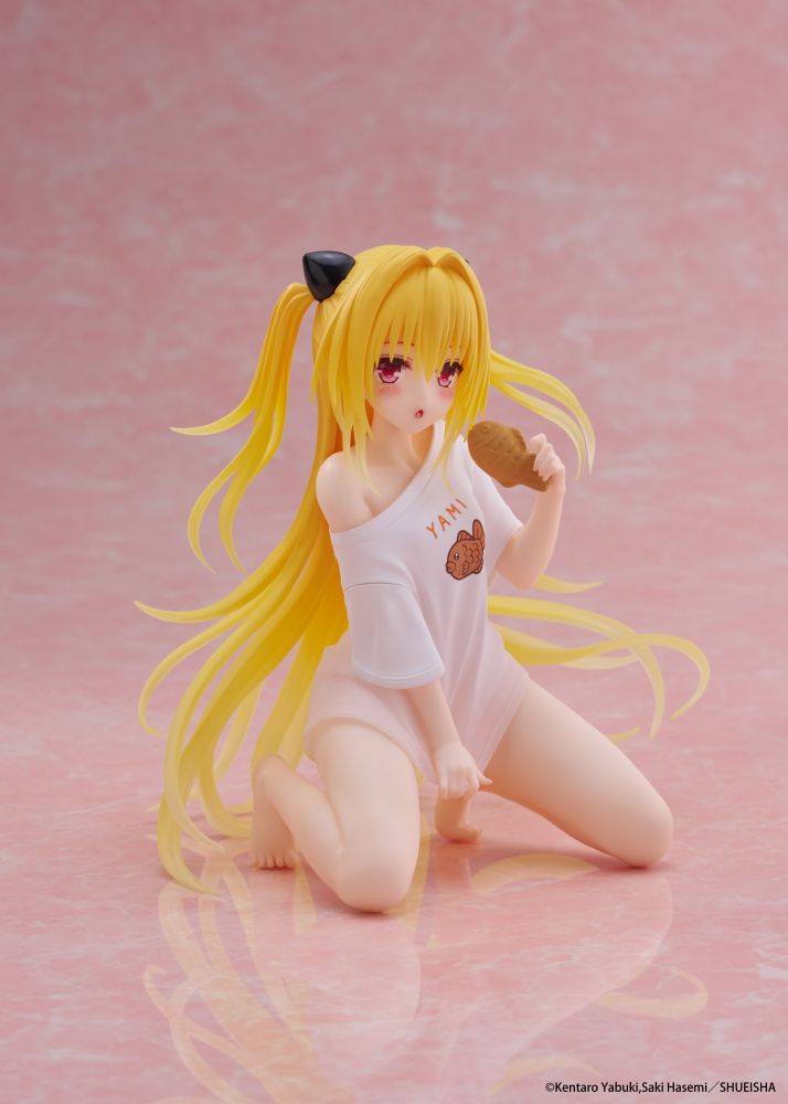 To Love-Ru Darkness Desktop Cute Figure - Golden Darkness (Roomwear Ver.)