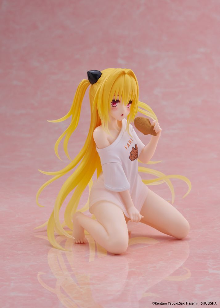To Love-Ru Darkness Desktop Cute Figure - Golden Darkness (Roomwear Ver.)