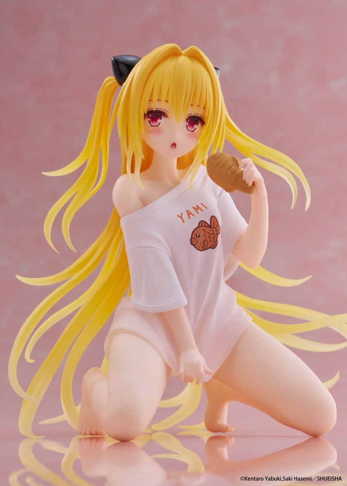 To Love-Ru Darkness Desktop Cute Figure - Golden Darkness (Roomwear Ver.)