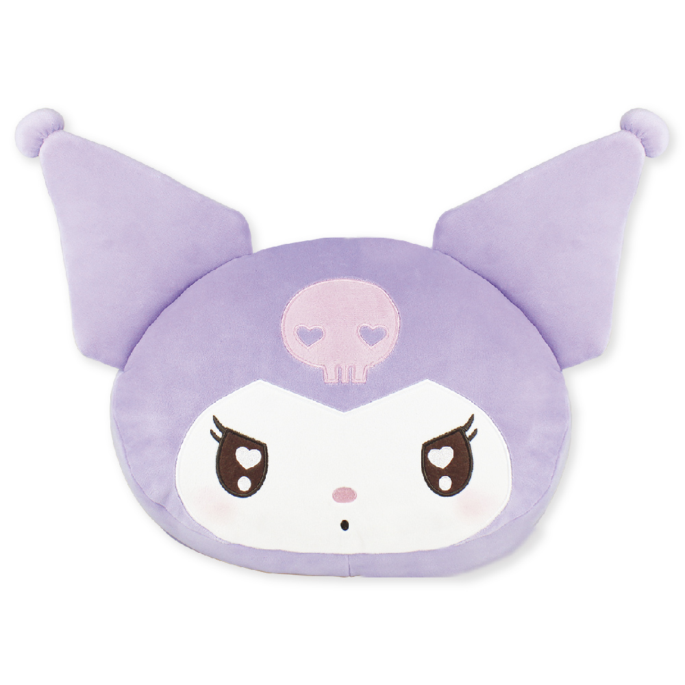 Sanrio Characters Mocchiri Face Cushion Uruuru Kuromi