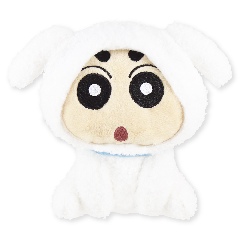 Crayon Shin-chan Osuwari Mascot Plush Shiro Shin-chan