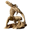 ARTPLA SCULPTURE WORKS "Evangelion: 2.0 You Can (Not) Advance." Evangelion Unit-02 2nd Mode The Beast Battle of GeoFront Beige Color Ver.